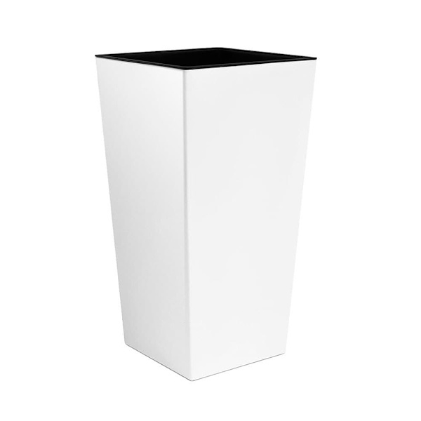 Prosperplast Hög Blomkruka 91l Urbi 40x40x75 Cm Vit