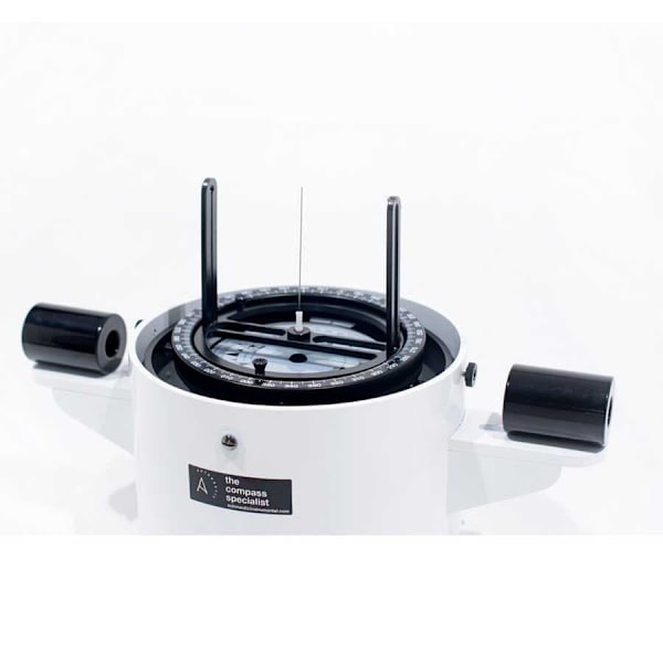 Autonautic Instrumental Reflektor/bordsskiva Magnetisk Kompass C20-00128 Vit