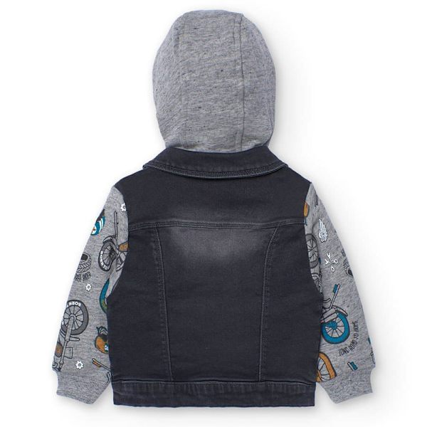 Boboli Knit Combined Jakke Grå 5 Years