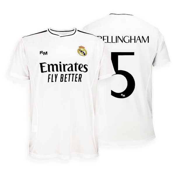 Real Madrid Bellingham 24/25 Lyhythihainen T-paita Kotiin  S