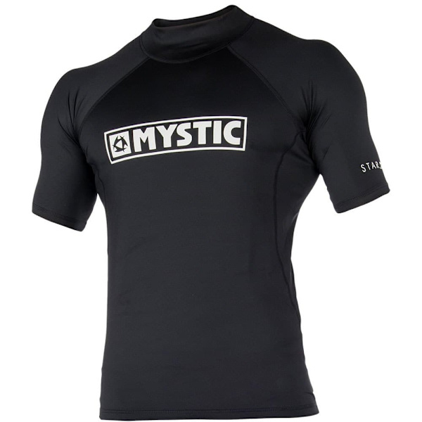 Mystic Junior Uv Kortærmet T-shirt Star Rashvest Sort XL