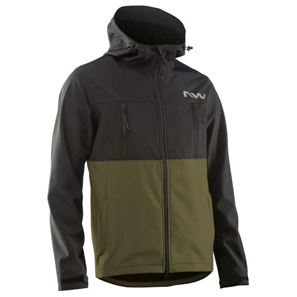 Northwave Jakke Easy Out Softshell Grøn,Sort S Mand