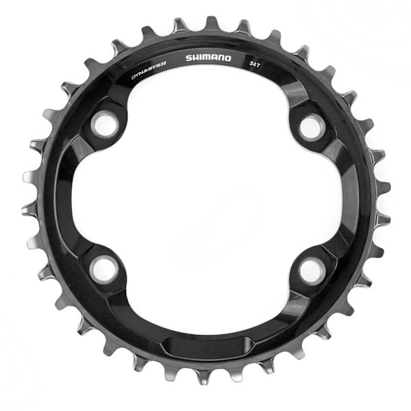 Shimano Til Fc-m Xt 8000 Kæderring Sort,Søvfarvet 34t