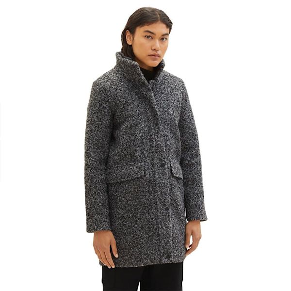 Tom Tailor Täcka 1037586 Boucle Grå S Kvinna