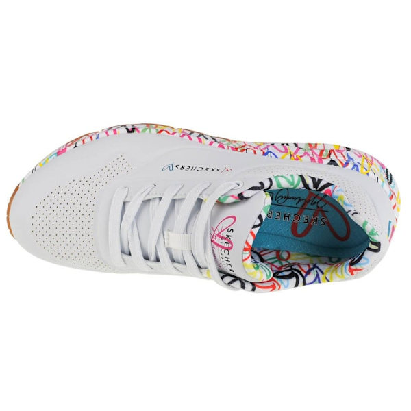 Skechers Valmentajat Uno Loving Love Valkoinen EU 38 Nainen