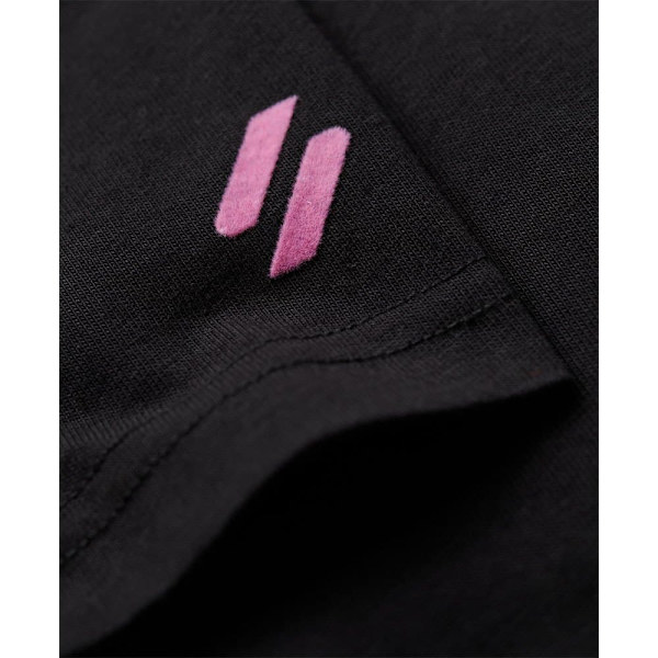 Superdry Sportswear Logo Fitted Lyhythihainen T-paita Musta M Nainen