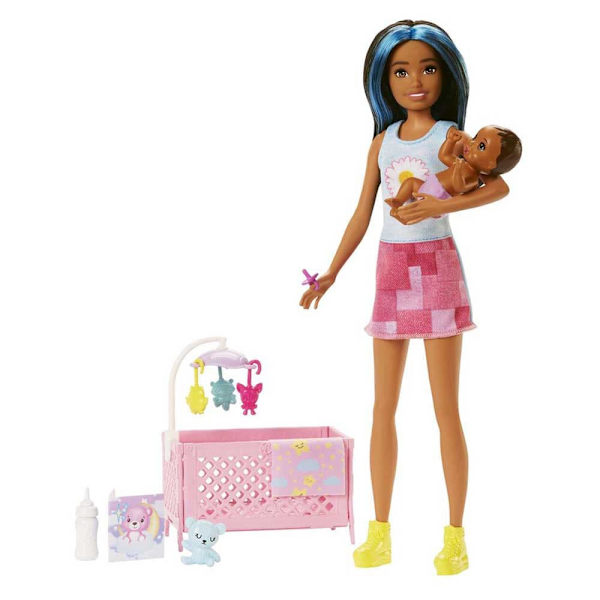 Barbie Docka Skip Sleepy Dvl Rosa