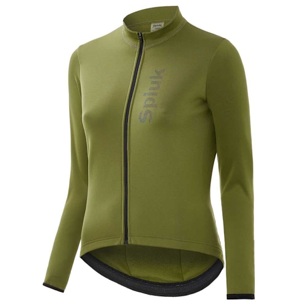 Spiuk Pitkähihainen Jersey Anatomic Vihreä L Nainen