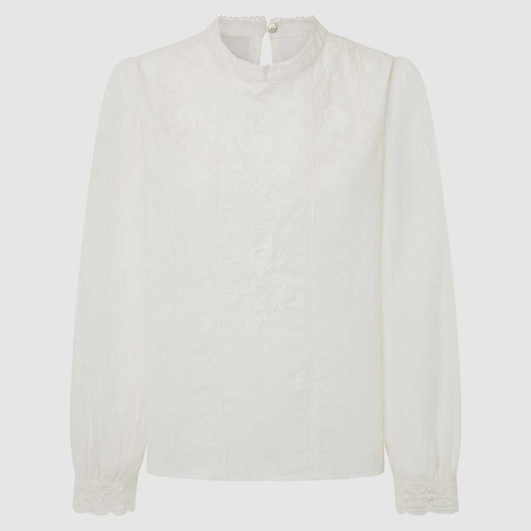 Pepe Jeans Pl304940 Pitkähihainen Pusero Valkoinen M Nainen
