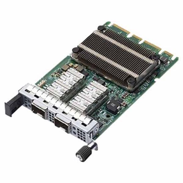 Broadcom Pci-e-verkkosovitinkortti Ethernetiin Netxtreme E-series N225p Hopeinen Vihreä