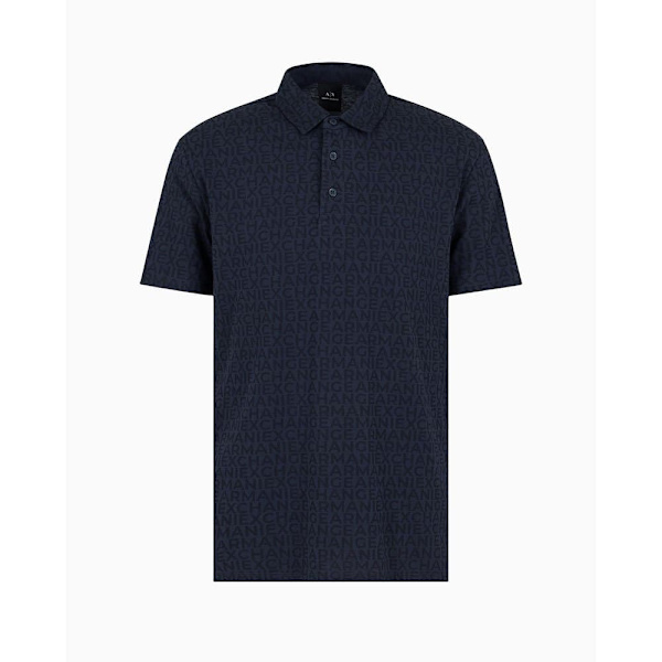 Armani Exchange 6dzffd-zjh4z Kortærmet Polo Sort M Mand