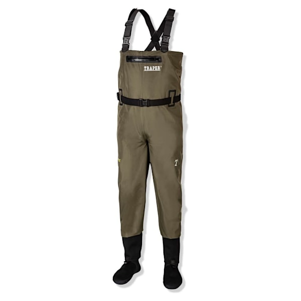 Traper Fly Brook Åndbar Waders Grøn L Mand