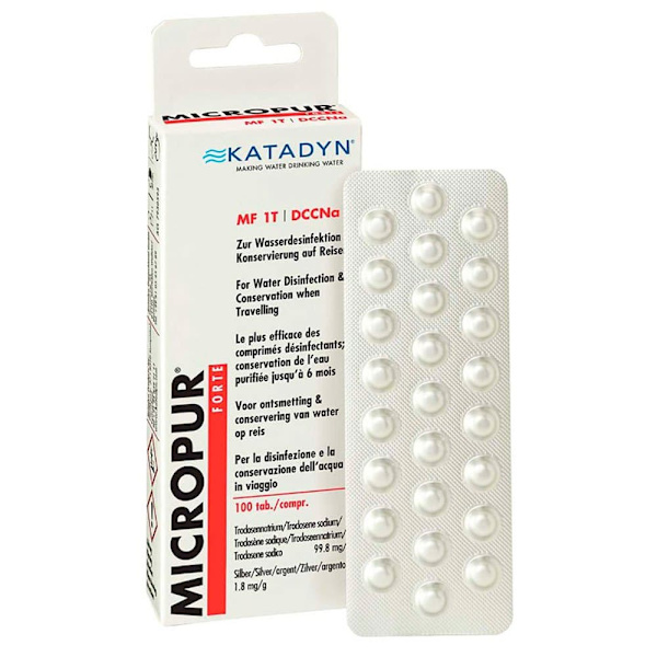 Katadyn Piller Micropur Forte Mf 1t/100 Enheder 4x25 Transparent