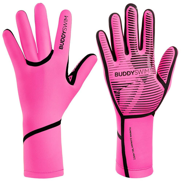 Buddyswim Neopren Handsker Trilaminate Warmth 2.5 Mm Rosa M