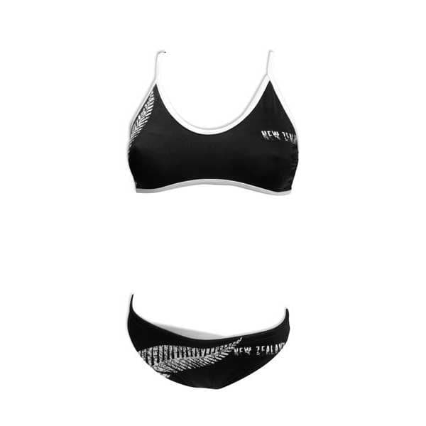 Turbo New Zealand Bikini Med Tynd Rem Hvid,Sort 9-10 Years Dreng