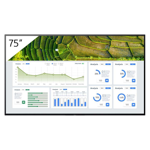 Sony Overvåge Fw-75bz30l 75´´ 4k Led Sort