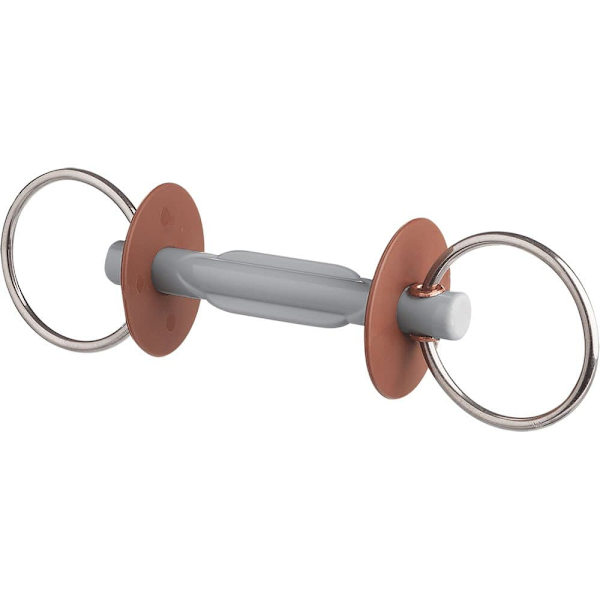 Beris Mjuk Snaffle Butterfly Bar 7.5 Centimeter Bit Silver 130 mm
