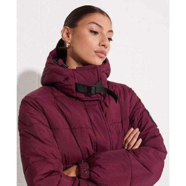 Superdry Jacka Expedition Cocoon Röd S Kvinna