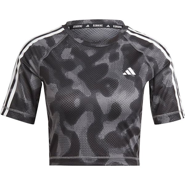 Adidas Kortærmet T-shirt Own The Run Excite Aop Sort S Kvinde