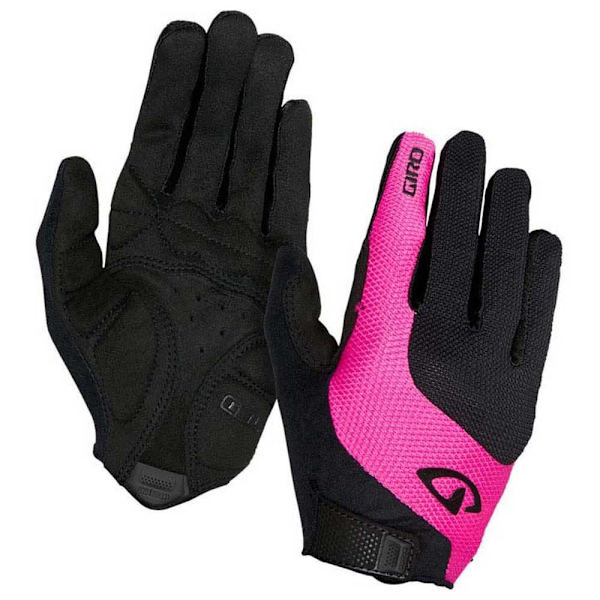 Giro Lange Handsker Tessa Sort,Rosa S Kvinde