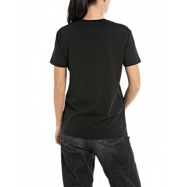Replay Kortærmet T-shirt W3566m.000.22536p Sort XS Kvinde