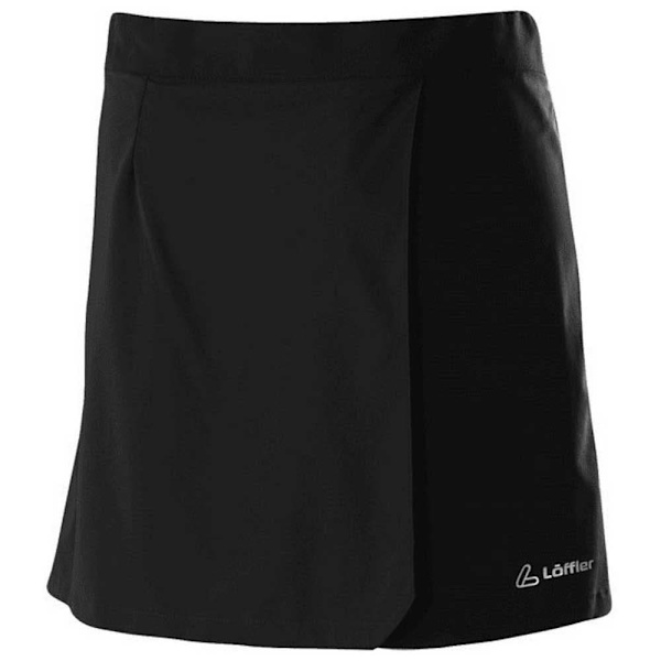 Loeffler Nederdel Active Stretch Superlite Sort XL Kvinde