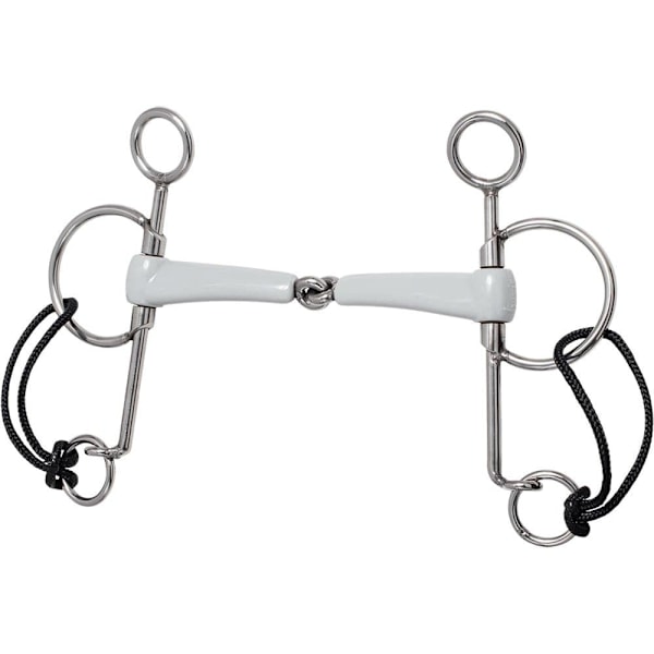 Beris Ledad Långbit Pelham Single Silver 125 mm