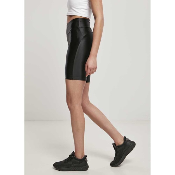 Urban Classics Metallic Cycle Korte Leggings 2 Enheder Sort 5XL Kvinde