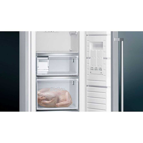 Siemens No Frost Pystypakastin Gs36naiep Iq500 Hopeinen One Size / EU Plug