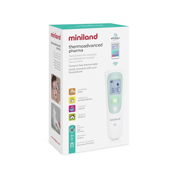 Miniland Lämpömittari Thermoadvanced Pharma Valkoinen