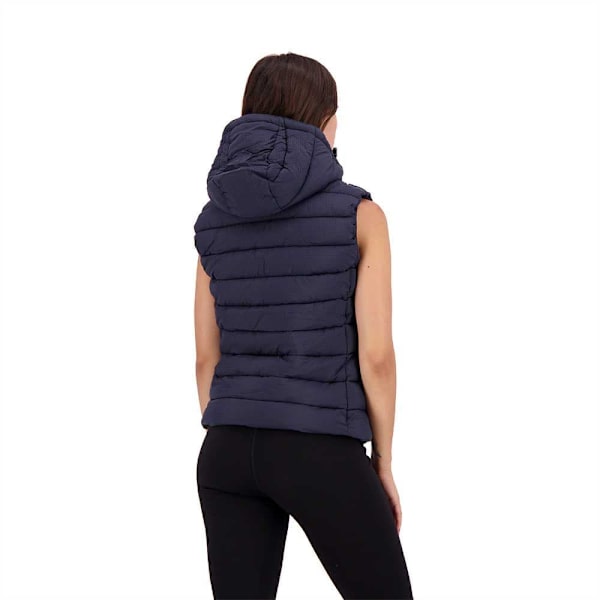 Superdry Väst Code Mtn Fuji Padded Blå 2XS Kvinna