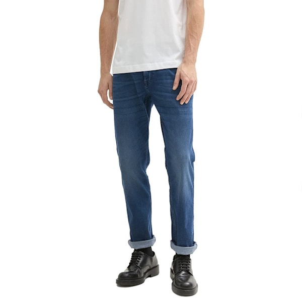 Tom Tailor 1043082 Marvin Straight Byxor Blå 33 / 36 Man