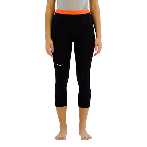 Salewa Cristallo Warm Amr 3/4 Leggings Sort M Kvinde