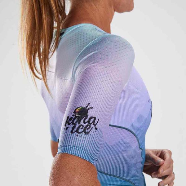 Zoot Lyhythihainen Trisuit Ltd Tri Aero Fz Punainen,Oranssi XL Nainen