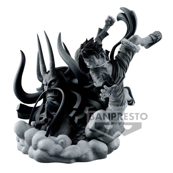 Banpresto Figur D Luffy Monkey The Brush Tones Dioramatic One Piece 20 Cm Svart
