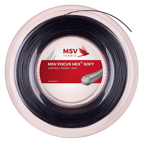 Msv Tennis Hjulsnor Focus Hex Soft 200 M  1.25 mm