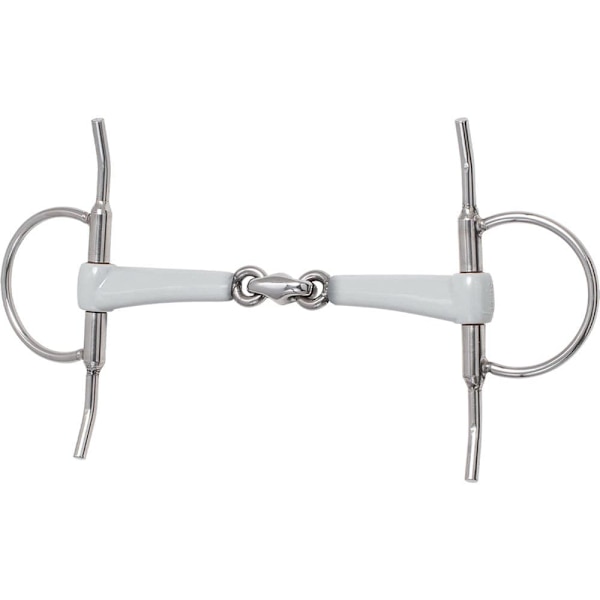 Beris Kaksinivelinen Snaffle Full Cheek Hopeinen 135 mm