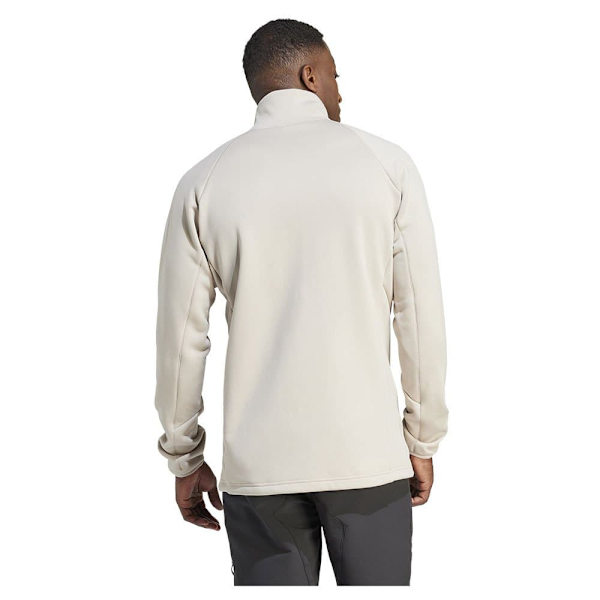 Adidas Full Dragkedja Fleece Organiser Xperior Medium Fleece Beige L Man