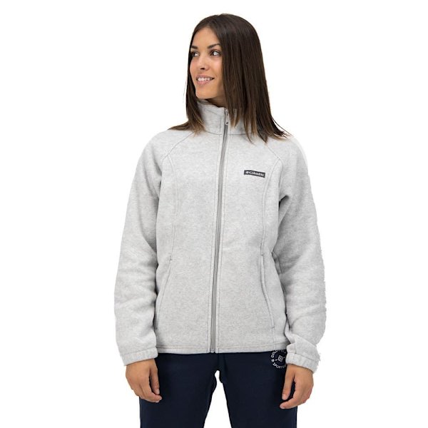 Columbia Fleece Med Hætte Benton Springs Grå L Kvinde