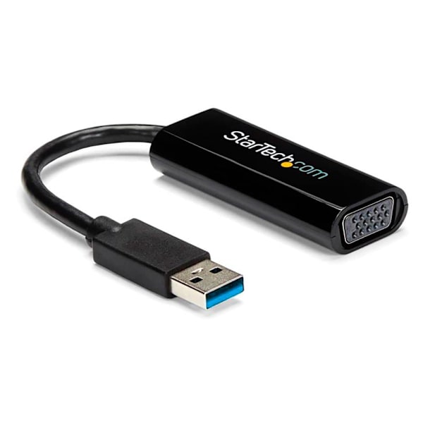 Startech Usb To Vga Adapter-slim-1920x1200 Sort Sort