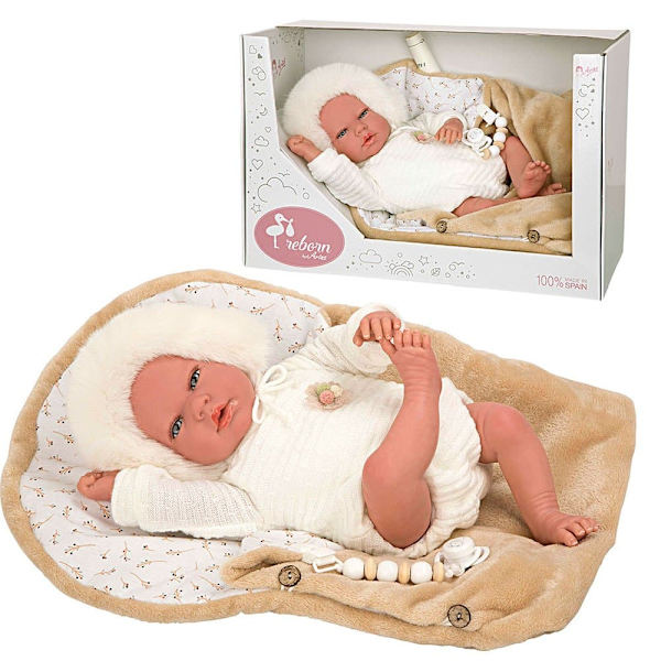 MuÑecas Arias Docka Reborn 40 Centimeter Alejandra Beige