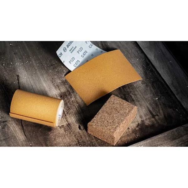 Bosch Professional Sandpapirrulle Expert C470 115 Mmx50 M G100 Gylden
