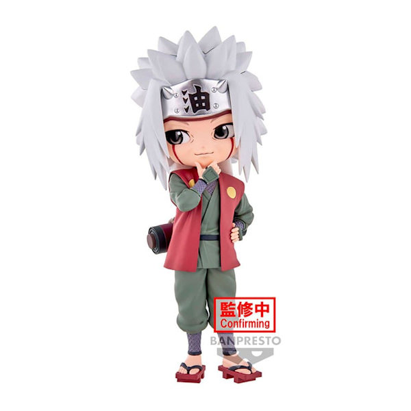 Banpresto Hahmo Jiraiya Naruto Shippuden Q Posket 14 Cm Punainen
