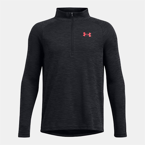 Under Armour Tech Textured Halv Lynlås Langærmet T-shirt  10-12 Years Dreng