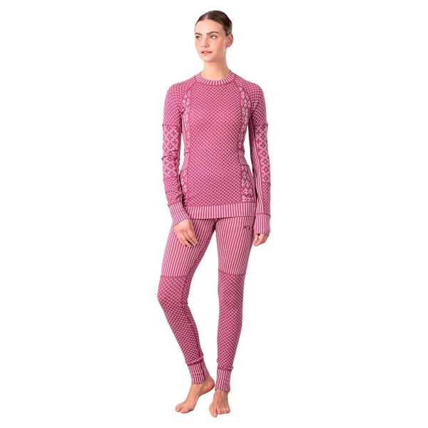Kari Traa Smekker Langærmet Baselayer Rosa S Kvinde