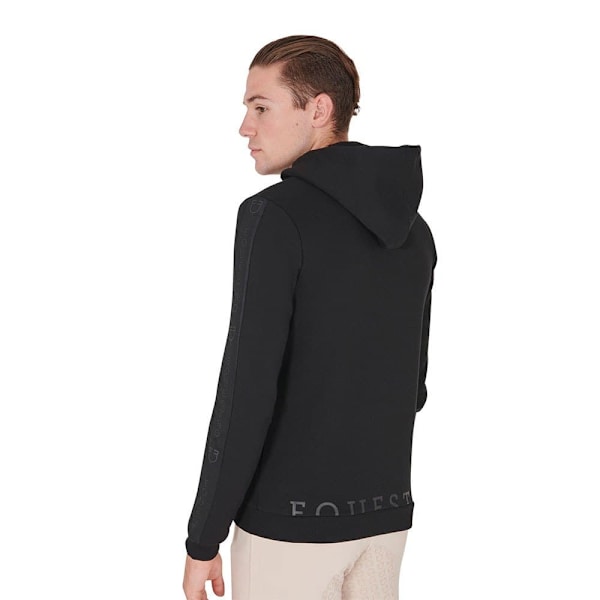 Equestro Inside Fleece Sweatshirt Med Dragkedja Svart XS Man