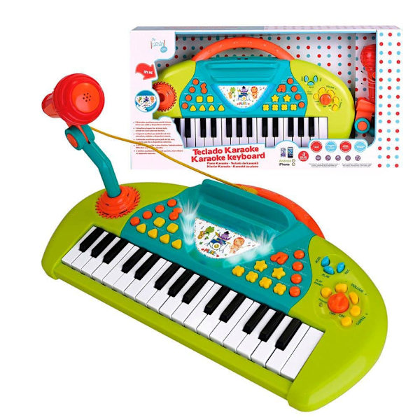 Tachan Keyboard Med Karaoke Og Optagelse Piano Flerfarvet 2-5 Years