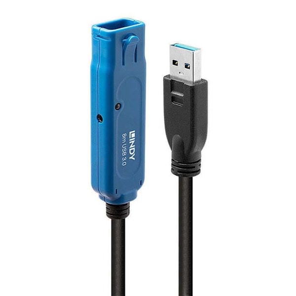 Lindy Usb-jatkokaapeli Usb 3.0 8 M Hopeinen