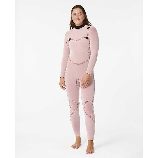 Rip Curl Långärmad Neoprenkostym Med Dragkedja Flashbomb 5/3gb Stmr Svart 8