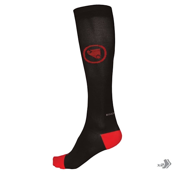 Endura Kompressiosukat Musta EU 42.5-44.5 Mies